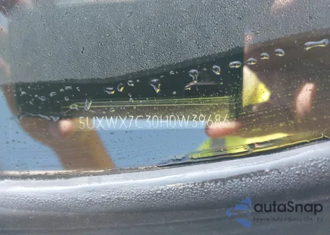 2017 BMW X3 xDrive35I from USA, damaged, VIN 5UXWX7C30H0W39686